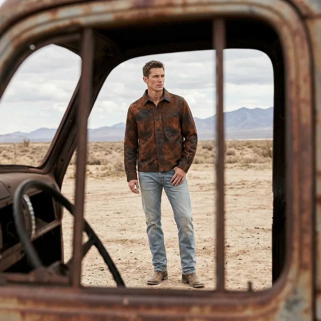 Chamarra Distressed lifestyle