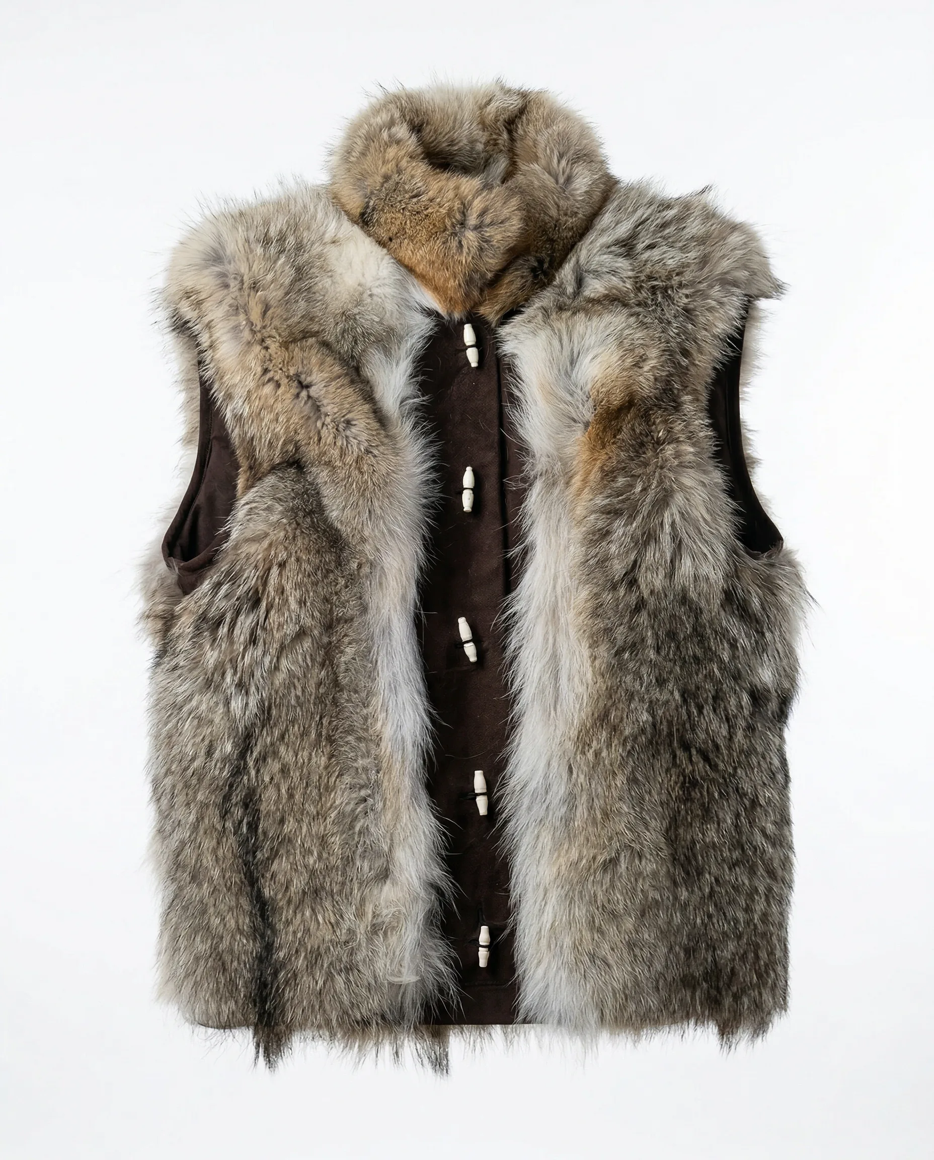 Chaleco Fur abierto